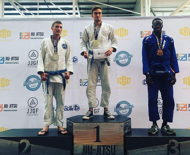 Erik Wins Gold Rickson Gracie Cup 2018