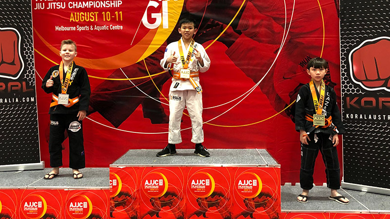 Kayden At The 2019 Australian BJJ National Championship