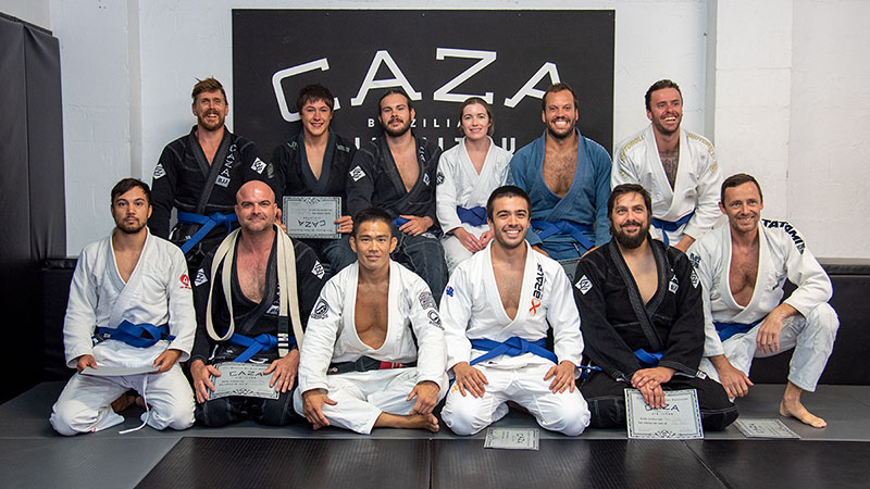 CAZA BJJ December 2020 Grading Blue Belts