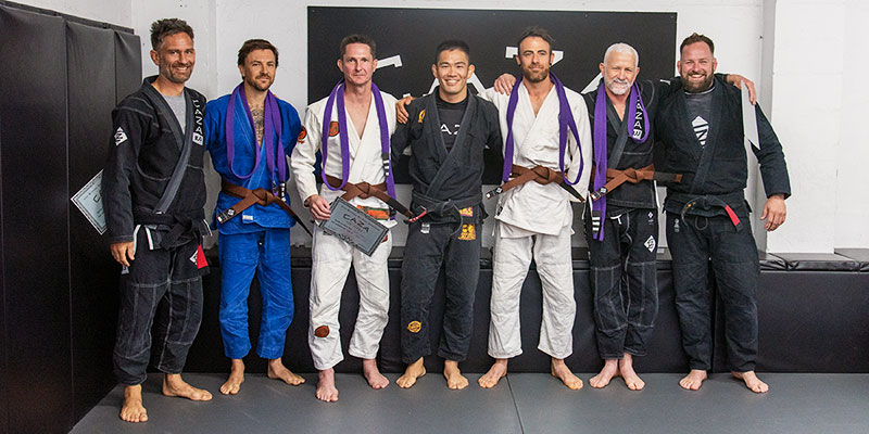 New CAZA BJJ Purple Belts