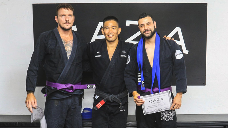 CAZA BJJ Noosa Grading Day December 2021 Purple Belts